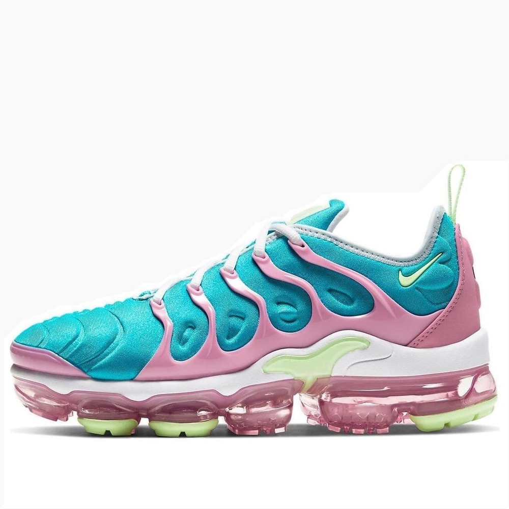 Nike Air VaporMax Plus Blue Force Pink Gaze Womens Sneakers CW7014-100 Size 9.5